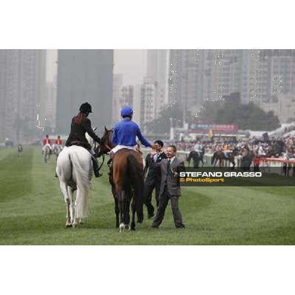 Frankie Dettori on Mastery wins the Cathay Pacific Hong Kong Vase Hong Kong- Sha Tin, 12th dec. 2010 ph. Stefano Grasso