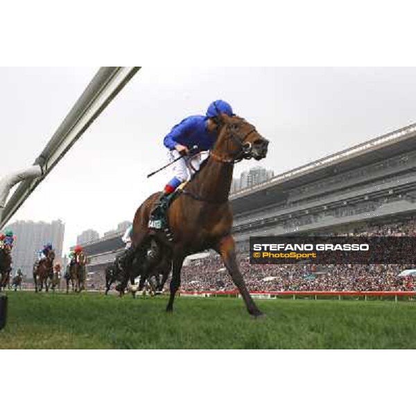 Frankie Dettori on Mastery wins the Cathay Pacific Hong Kong Vase Hong Kong- Sha Tin, 12th dec. 2010 ph. Stefano Grasso