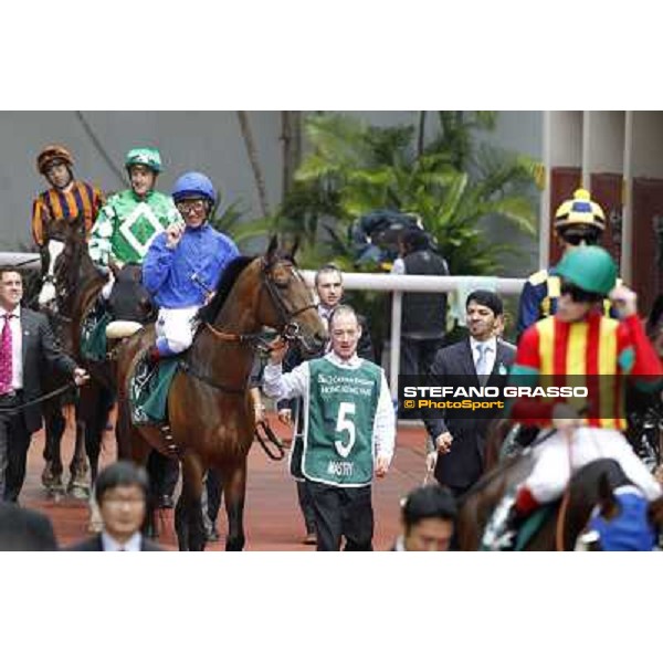 Frankie Dettori on Mastery wins the Cathay Pacific Hong Kong Vase Hong Kong- Sha Tin, 12th dec. 2010 ph. Stefano Grasso