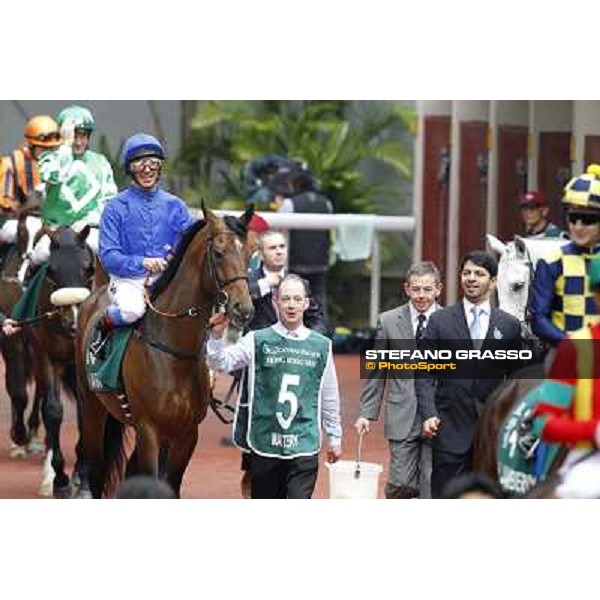 Frankie Dettori on Mastery wins the Cathay Pacific Hong Kong Vase Hong Kong- Sha Tin, 12th dec. 2010 ph. Stefano Grasso