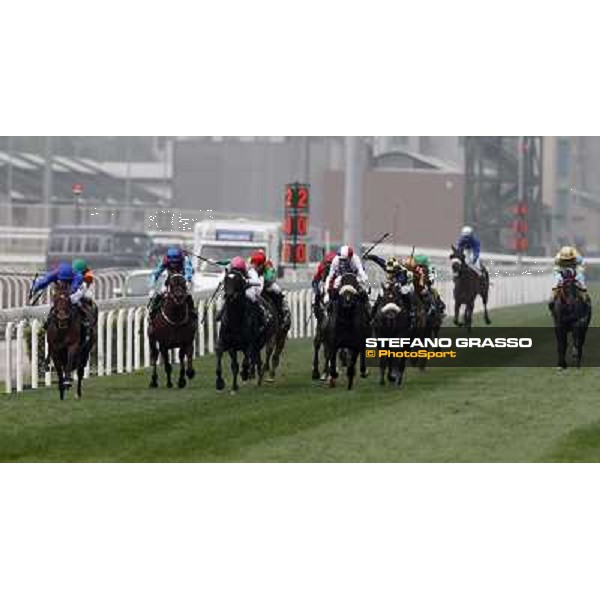 Frankie Dettori on Mastery wins the Cathay Pacific Hong Kong Vase Hong Kong- Sha Tin, 12th dec. 2010 ph. Stefano Grasso