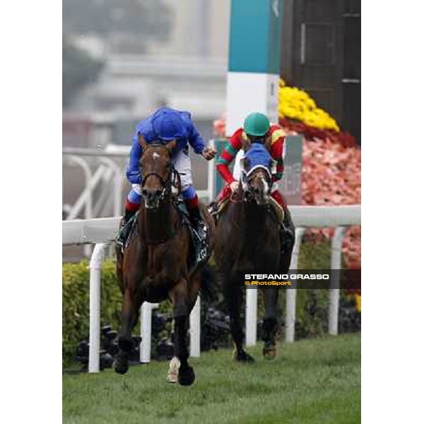 Frankie Dettori on Mastery wins the Cathay Pacific Hong Kong Vase Hong Kong- Sha Tin, 12th dec. 2010 ph. Stefano Grasso