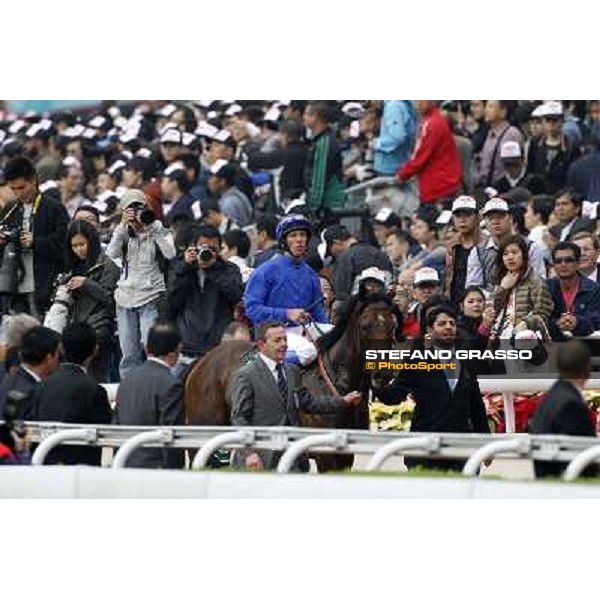 Frankie Dettori on Mastery wins the Cathay Pacific Hong Kong Vase Hong Kong- Sha Tin, 12th dec. 2010 ph. Stefano Grasso