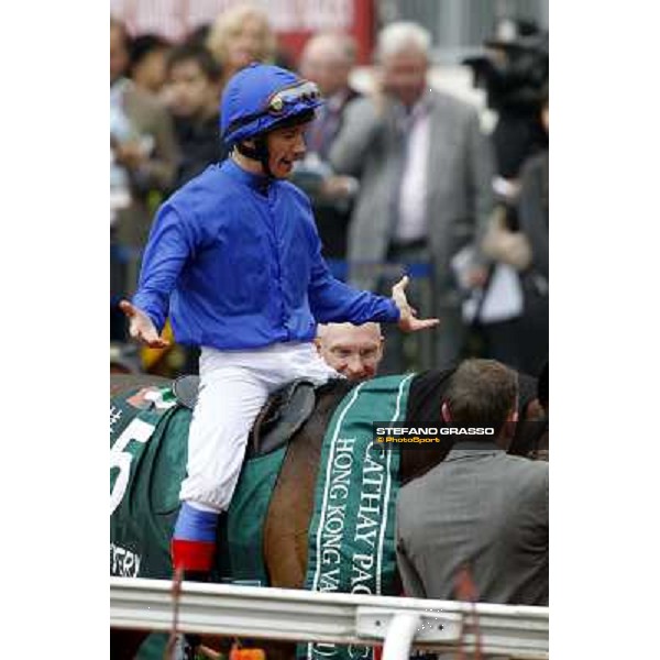 Frankie Dettori on Mastery wins the Cathay Pacific Hong Kong Vase Hong Kong- Sha Tin, 12th dec. 2010 ph. Stefano Grasso