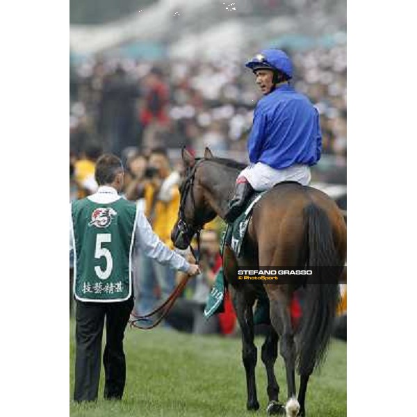 Frankie Dettori on Mastery wins the Cathay Pacific Hong Kong Vase Hong Kong- Sha Tin, 12th dec. 2010 ph. Stefano Grasso