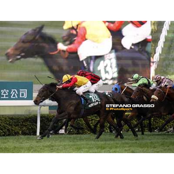 Ryan Moore on Snow Fairy wins the Cathay Pacific Hong Kong Cup Hong Kong- Sha Tin, 12th dec. 2010 ph. Stefano Grasso