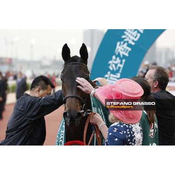 Ryan Moore on Snow Fairy wins the Cathay Pacific Hong Kong Cup Hong Kong- Sha Tin, 12th dec. 2010 ph. Stefano Grasso