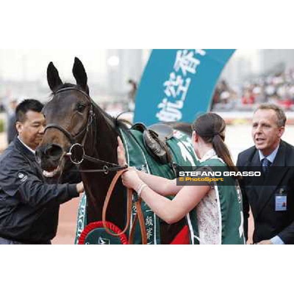 Ryan Moore on Snow Fairy wins the Cathay Pacific Hong Kong Cup Hong Kong- Sha Tin, 12th dec. 2010 ph. Stefano Grasso