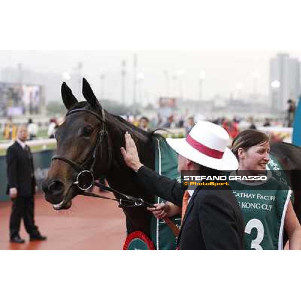 Ryan Moore on Snow Fairy wins the Cathay Pacific Hong Kong Cup Hong Kong- Sha Tin, 12th dec. 2010 ph. Stefano Grasso
