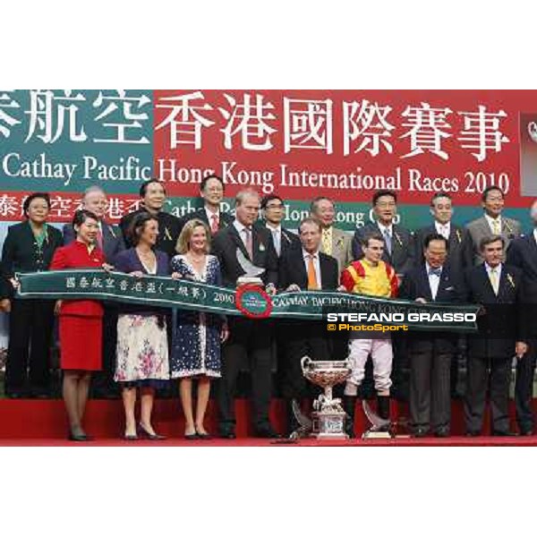 Ryan Moore on Snow Fairy wins the Cathay Pacific Hong Kong Cup Hong Kong- Sha Tin, 12th dec. 2010 ph. Stefano Grasso