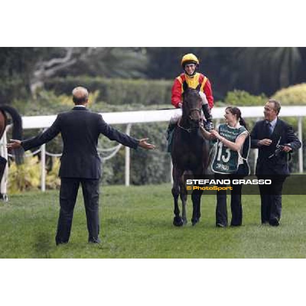 Ryan Moore on Snow Fairy wins the Cathay Pacific Hong Kong Cup Hong Kong- Sha Tin, 12th dec. 2010 ph. Stefano Grasso