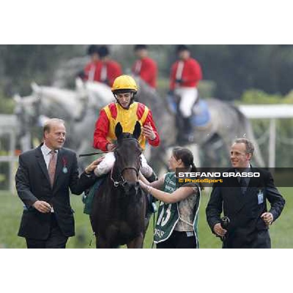 Ryan Moore on Snow Fairy wins the Cathay Pacific Hong Kong Cup Hong Kong- Sha Tin, 12th dec. 2010 ph. Stefano Grasso