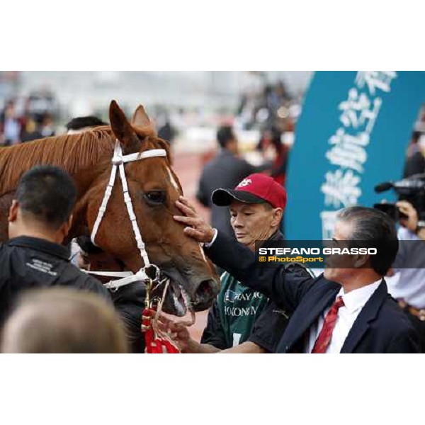 Gerard Mosse on Beauty Flash wins the Cathay Pacific Hong Kong Mile Hong Kong- Sha Tin, 12th dec. 2010 ph. Stefano Grasso