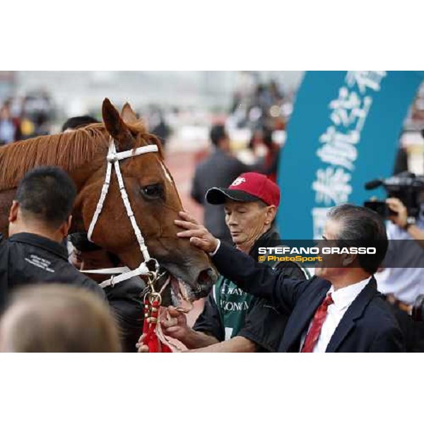 Gerard Mosse on Beauty Flash wins the Cathay Pacific Hong Kong Mile Hong Kong- Sha Tin, 12th dec. 2010 ph. Stefano Grasso