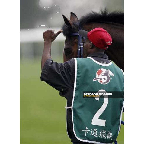 Pier Strydom on J J The Jet Planet wins the Cathay Pacific Hong Kong Sprint Hong Kong- Sha Tin, 12th dec. 2010 ph. Stefano Grasso