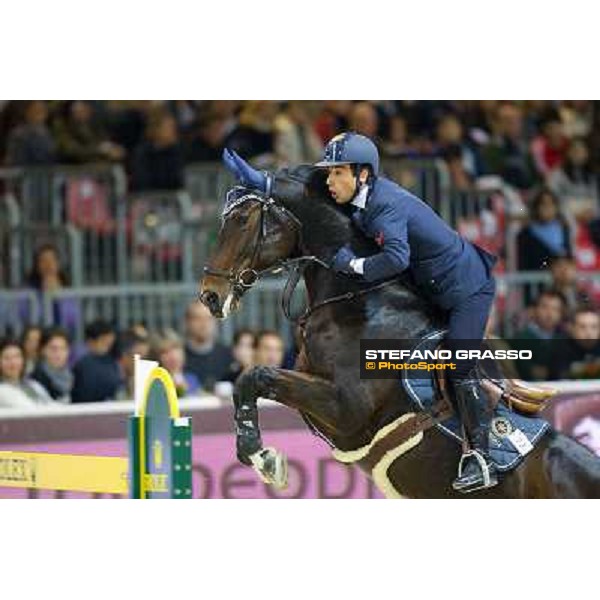 Emilio Bicocchi on Olea Verona Fieracavalli 2010 Prix 8 - Rolex Fei World Cup Jumping Verona, 7th nov. 2010 ph. Stefano Grasso