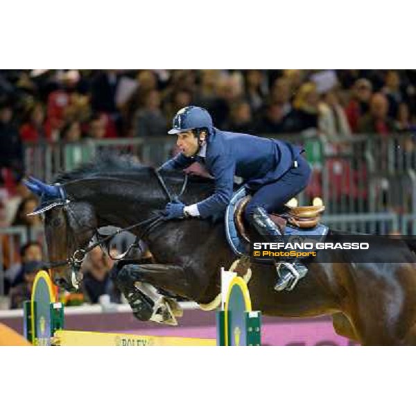 Emilio Bicocchi on Olea Verona Fieracavalli 2010 Prix 8 - Rolex Fei World Cup Jumping Verona, 7th nov. 2010 ph. Stefano Grasso