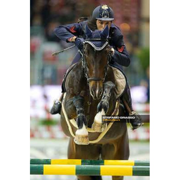 Emilio Bicocchi on Olea Verona Fieracavalli 2010 Prix 8 - Rolex Fei World Cup Jumping Verona, 7th nov. 2010 ph. Stefano Grasso