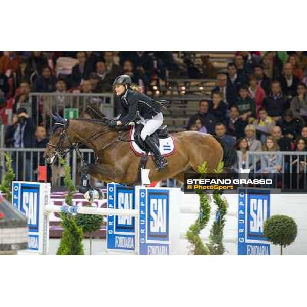 Nina Braaten on Blue Loyd 12 Verona Fieracavalli 2010 Prix 8 - Rolex Fei World Cup Jumping Verona, 7th nov. 2010 ph. Stefano Grasso