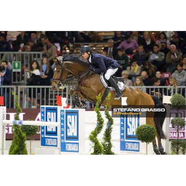 Jeroen Dubbeldam on BMC Van Grunsven Simon Verona Fieracavalli 2010 Prix 8 - Rolex Fei World Cup Jumping Verona, 7th nov. 2010 ph. Stefano Grasso