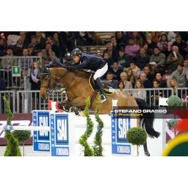 Emanuele Fiorelli on Kanebo Verona Fieracavalli 2010 Prix 8 - Rolex Fei World Cup Jumping Verona, 7th nov. 2010 ph. Stefano Grasso