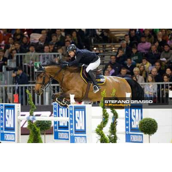 Emanuele Fiorelli on Kanebo Verona Fieracavalli 2010 Prix 8 - Rolex Fei World Cup Jumping Verona, 7th nov. 2010 ph. Stefano Grasso