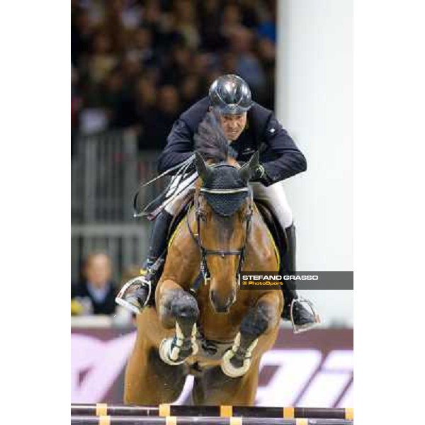 Emanuele Fiorelli on Kanebo Verona Fieracavalli 2010 Prix 8 - Rolex Fei World Cup Jumping Verona, 7th nov. 2010 ph. Stefano Grasso
