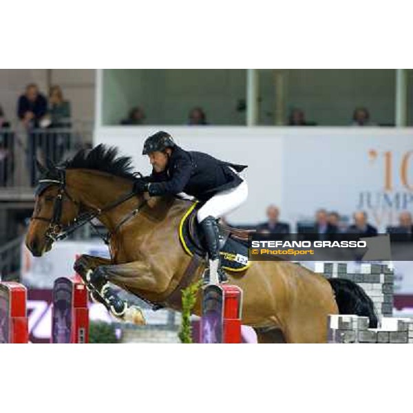 Emanuele Fiorelli on Kanebo Verona Fieracavalli 2010 Prix 8 - Rolex Fei World Cup Jumping Verona, 7th nov. 2010 ph. Stefano Grasso