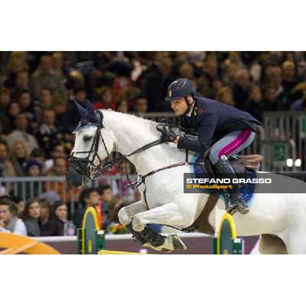 Pomponi Paolo on Quito Verona Fieracavalli 2010 Prix 8 - Rolex Fei World Cup Jumping Verona, 7th nov. 2010 ph. Stefano Grasso