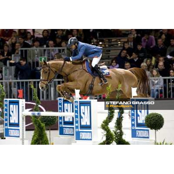 Juan Carlos Garcia on Hamilton de Perhet Verona Fieracavalli 2010 Prix 8 - Rolex Fei World Cup Jumping Verona, 7th nov. 2010 ph. Stefano Grasso