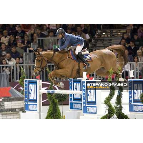 Juan Carlos Garcia on Hamilton de Perhet Verona Fieracavalli 2010 Prix 8 - Rolex Fei World Cup Jumping Verona, 7th nov. 2010 ph. Stefano Grasso