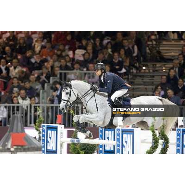 Natale Chiaudani on Snai Corradio OH Verona Fieracavalli 2010 Prix 8 - Rolex Fei World Cup Jumping Verona, 7th nov. 2010 ph. Stefano Grasso