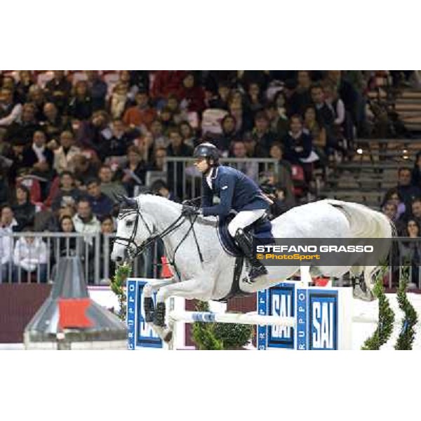 Natale Chiaudani on Snai Corradio OH Verona Fieracavalli 2010 Prix 8 - Rolex Fei World Cup Jumping Verona, 7th nov. 2010 ph. Stefano Grasso