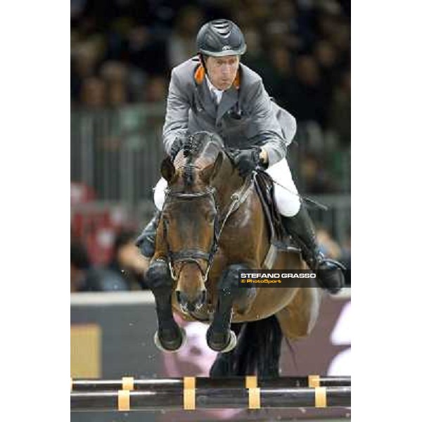 Ludger Beerbaum on Chaman Verona Fieracavalli 2010 Prix 8 - Rolex Fei World Cup Jumping Verona, 7th nov. 2010 ph. Stefano Grasso