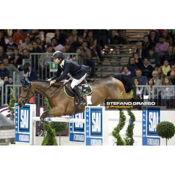 Rodrigo Pessoa on Let\'s Fly Verona Fieracavalli 2010 Prix 8 - Rolex Fei World Cup Jumping Verona, 7th nov. 2010 ph. Stefano Grasso