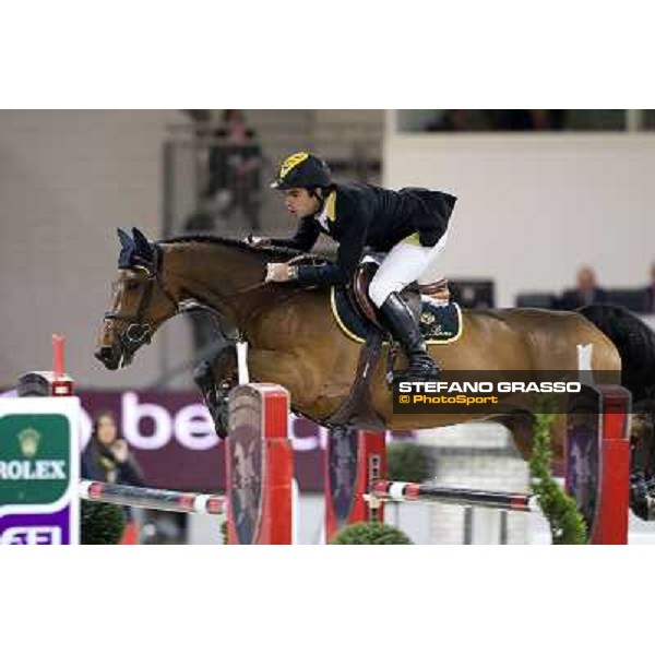 Rodrigo Pessoa on Let\'s Fly Verona Fieracavalli 2010 Prix 8 - Rolex Fei World Cup Jumping Verona, 7th nov. 2010 ph. Stefano Grasso