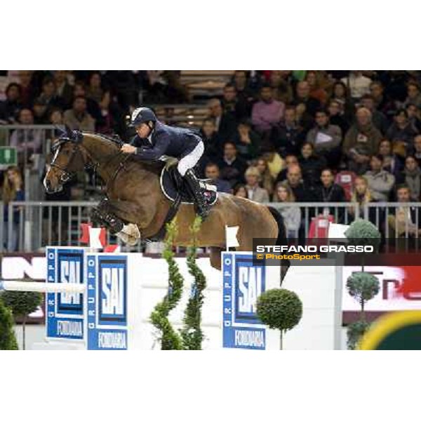 Gianni Govoni on Ultradam Verona Fieracavalli 2010 Prix 8 - Rolex Fei World Cup Jumping Verona, 7th nov. 2010 ph. Stefano Grasso