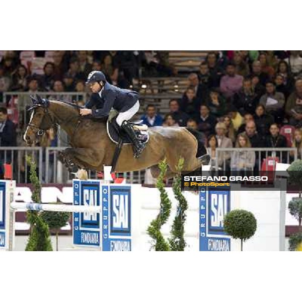 Gianni Govoni on Ultradam Verona Fieracavalli 2010 Prix 8 - Rolex Fei World Cup Jumping Verona, 7th nov. 2010 ph. Stefano Grasso