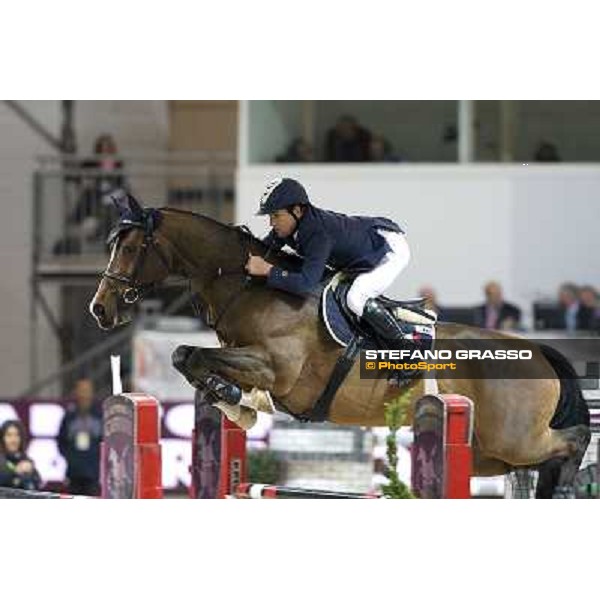 Gianni Govoni on Ultradam Verona Fieracavalli 2010 Prix 8 - Rolex Fei World Cup Jumping Verona, 7th nov. 2010 ph. Stefano Grasso