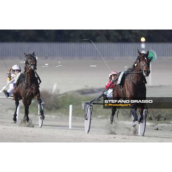 Pietro Gubellini with Revirade wins the Gran Premio Mario Locatelli Milan - San Siro racetrack, 23rd january 2011 ph. Stefano Grasso