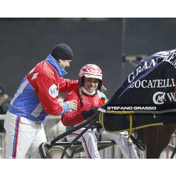 Pietro Gubellini with Revirade wins the Gran Premio Mario Locatelli Milan - San Siro racetrack, 23rd january 2011 ph. Stefano Grasso