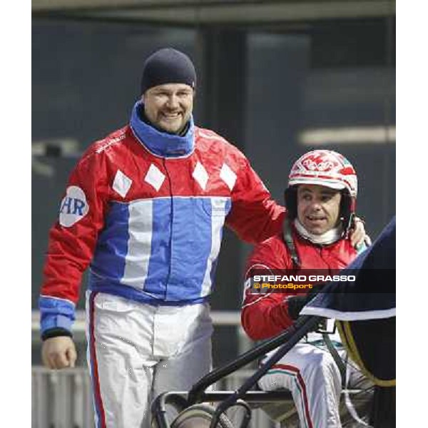 Pietro Gubellini with Revirade wins the Gran Premio Mario Locatelli Milan - San Siro racetrack, 23rd january 2011 ph. Stefano Grasso