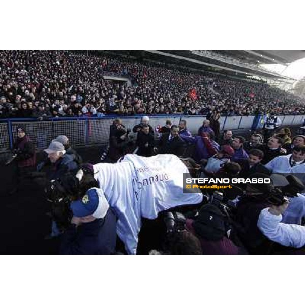 Grand Prix d\'Amerique 2011 - Frank Nivard with Ready Cash wins the Grand Prix d\'Amerique Paris-Vincennes, 30th january 2011 ph. Stefano Grasso