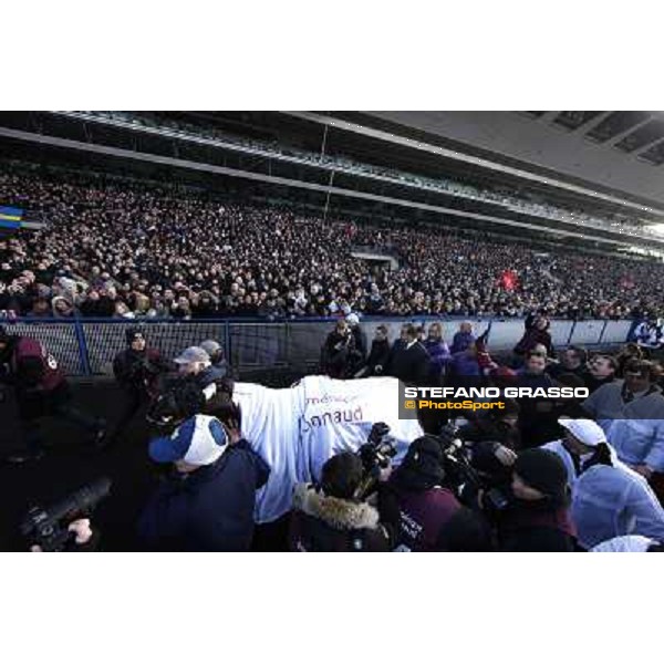 Grand Prix d\'Amerique 2011 - Frank Nivard with Ready Cash wins the Grand Prix d\'Amerique Paris-Vincennes, 30th january 2011 ph. Stefano Grasso