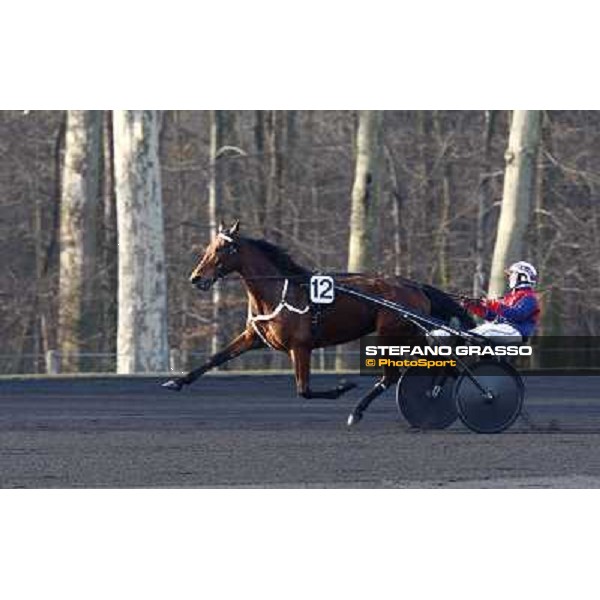 Grand Prix d\'Amerique 2011 - Frank Nivard with Ready Cash wins the Grand Prix d\'Amerique Paris-Vincennes, 30th january 2011 ph. Stefano Grasso