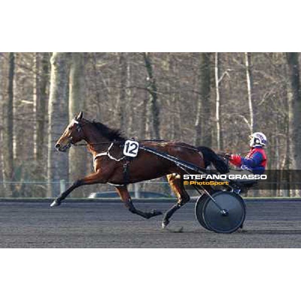 Grand Prix d\'Amerique 2011 - Frank Nivard with Ready Cash wins the Grand Prix d\'Amerique Paris-Vincennes, 30th january 2011 ph. Stefano Grasso