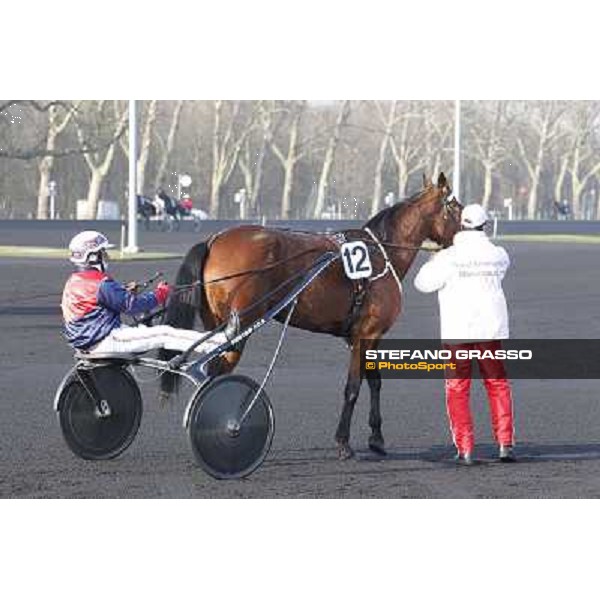 Grand Prix d\'Amerique 2011 - Frank Nivard with Ready Cash wins the Grand Prix d\'Amerique Paris-Vincennes, 30th january 2011 ph. Stefano Grasso