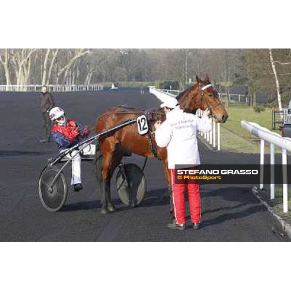 Grand Prix d\'Amerique 2011 - Frank Nivard with Ready Cash wins the Grand Prix d\'Amerique Paris-Vincennes, 30th january 2011 ph. Stefano Grasso