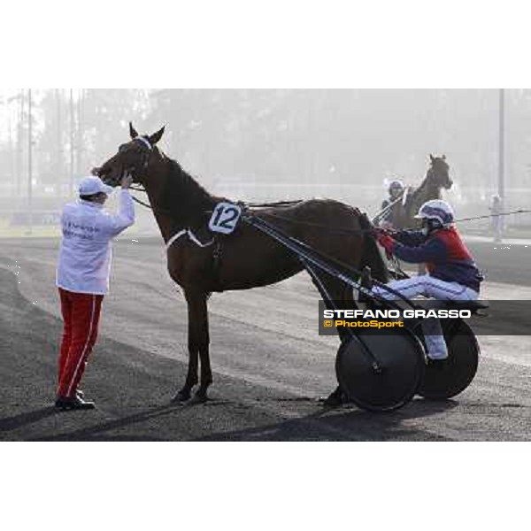 Grand Prix d\'Amerique 2011 - Frank Nivard with Ready Cash wins the Grand Prix d\'Amerique Paris-Vincennes, 30th january 2011 ph. Stefano Grasso