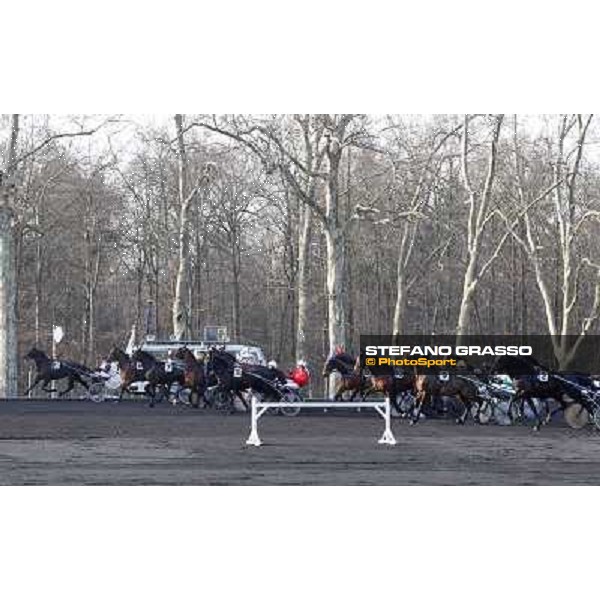 Grand Prix d\'Amerique 2011 - Frank Nivard with Ready Cash wins the Grand Prix d\'Amerique Paris-Vincennes, 30th january 2011 ph. Stefano Grasso